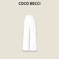 COCO BECCI【万能搭】优雅气质休闲拼蕾丝卫裤YT25JS600001