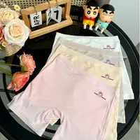 现货【10A抑菌】女童安全裤桑蚕丝底裆儿童防走光打底裤25-130斤穿