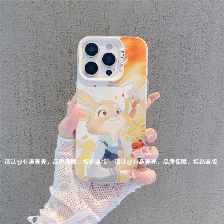 可爱朱迪适用苹果16手机壳新款华为pura70小众vivo卡通小米15oppo