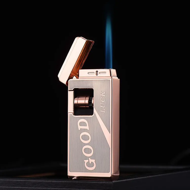 网红新款高档户外防风电池电子感应打火机个性创意礼品送男友礼物