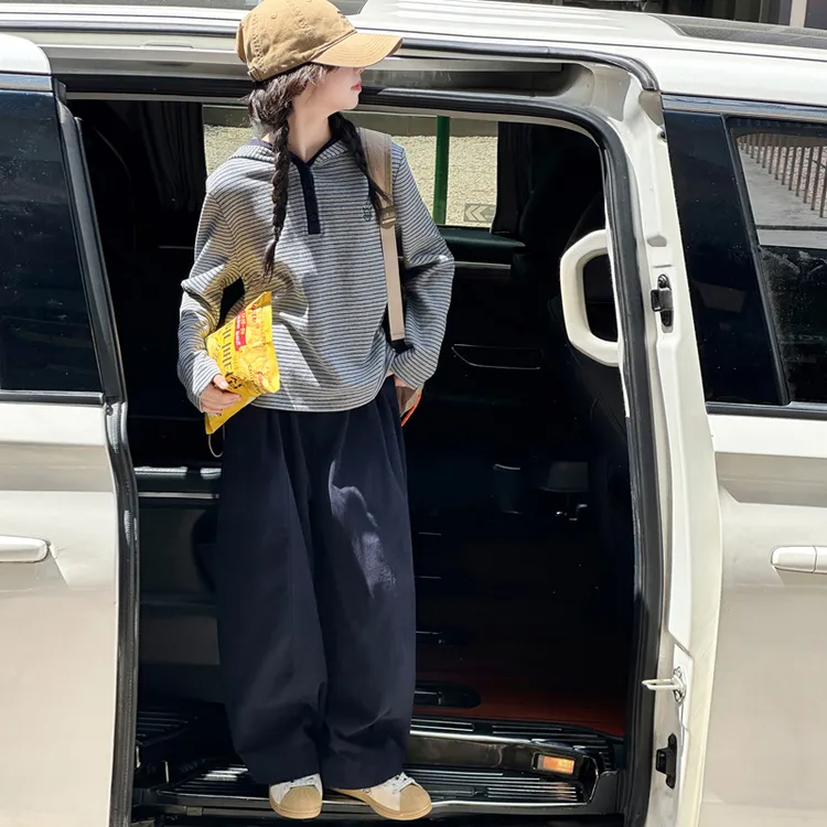 女童卫衣套装秋季2025新款洋气大童韩系穿搭6-12岁春秋儿童两件套