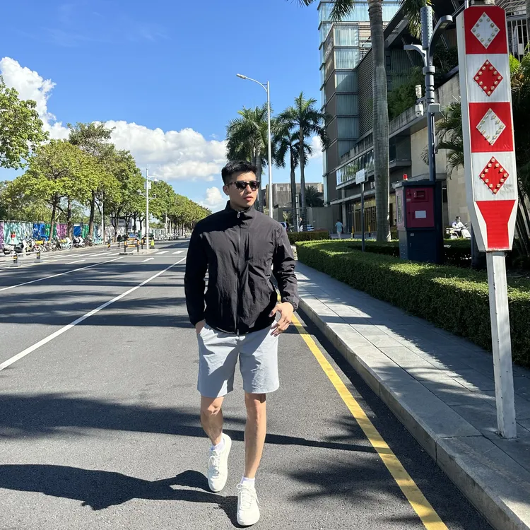 【LVLE】LU感短裤男款休闲夏季男士百搭轻薄抗皱防水透气美式五分裤