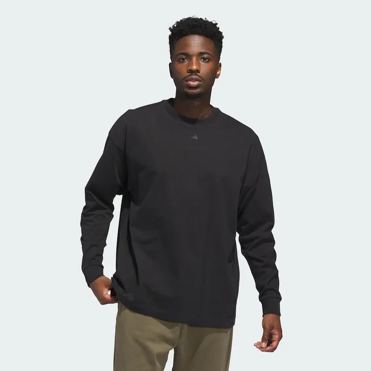 【滔搏联动】adidas/阿迪达斯篮球运动长袖T恤JX5580