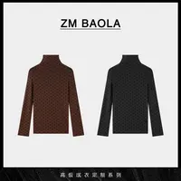 ZM BAOLA【墨点】波点元素高领上衣CW836-M2