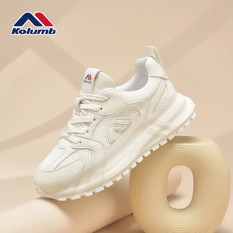 kolumb哥仑步2025女鞋新款冬季百搭潮流品牌厚底高档爆款运动鞋女