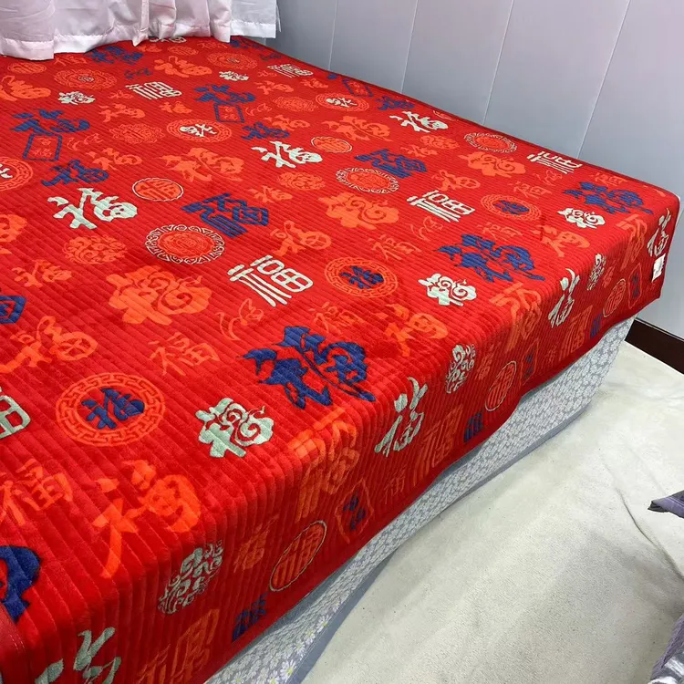 【牛奶绒】秋冬新款双人床榻榻米大炕床盖两用防滑加厚加绒多功能