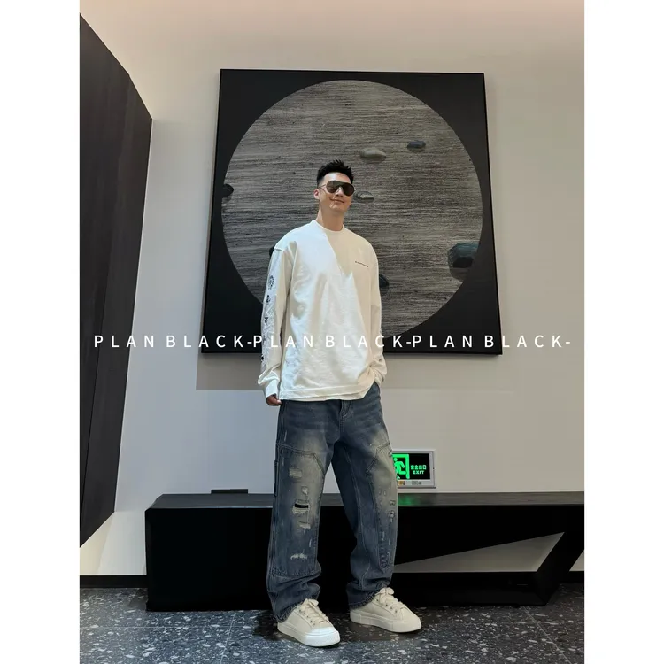 RICH陈发财【万标系列】时髦精必备T恤！潮搭松弛感万标男T恤8203