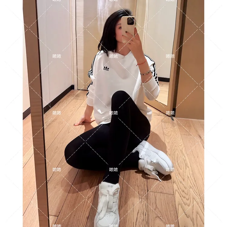 哝NONG【三叶长袖】-2025秋冬新款三叶织带长袖百搭上衣0892450