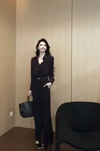 【海映云月】高级感时尚气质洋气百搭显瘦裤子0081款(不含腰带)