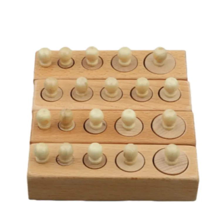 蒙特梭利插座圆柱体