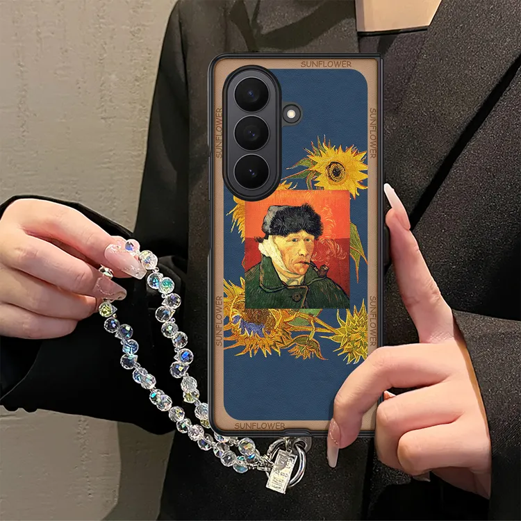 个性梵高适用三星zfold7手机壳zfold6新款w25艺术折叠屏fold