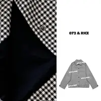 072 & RICE【小禾格】秋季休闲格子翻领长袖夹克外套 A-32MU031