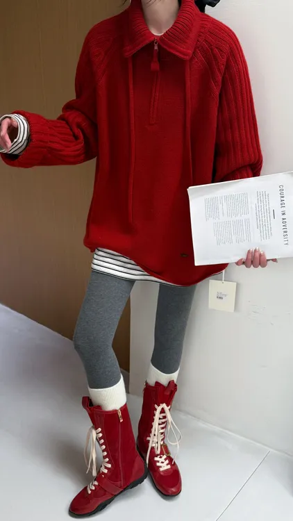 Emily精选 高领羊绒衫 258419