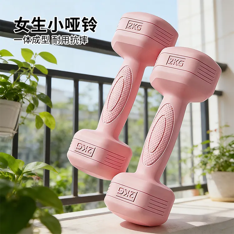 哑铃专业实心女士居家塑形锻炼小哑铃家用健身瑜伽专用器材商品图