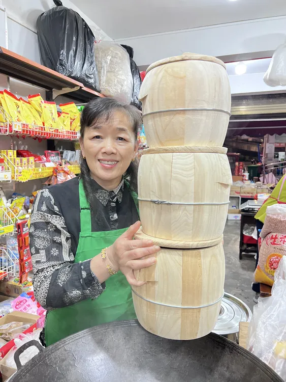 凯里苗寨手工甑子蒸饭蒸笼饭桶家用杉木复古木制