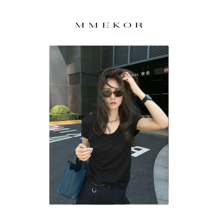 MMEKOR“小王Tee”T恤 2025新款暗黑内啡肽休闲短袖 89958