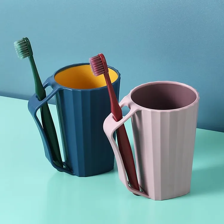 【简约牙刷杯】家用刷牙杯子北欧牙桶创意可爱牙缸杯牙刷杯学生防