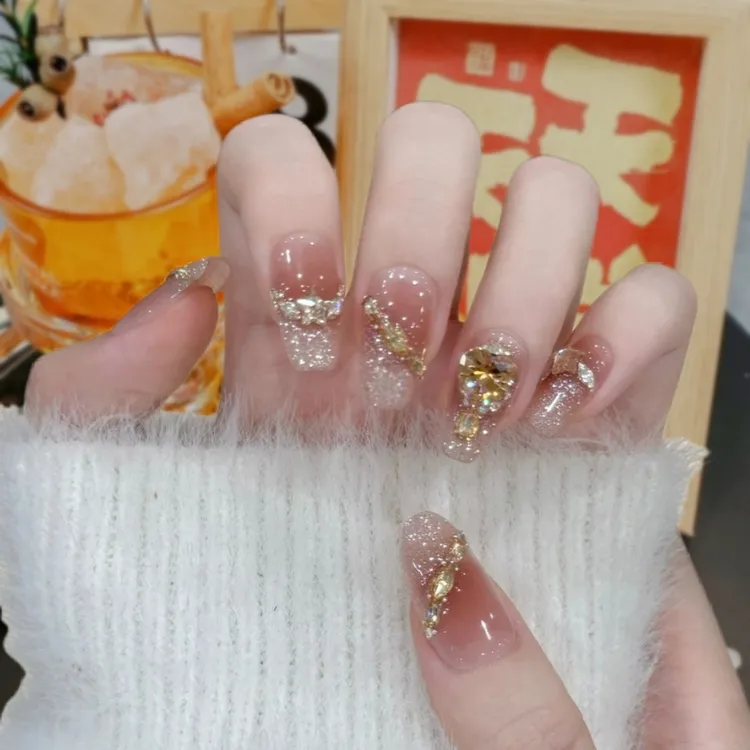 【浪漫巴黎】手工猫眼穿戴甲定制美甲可拆卸纯欲新款美甲穿戴甲片