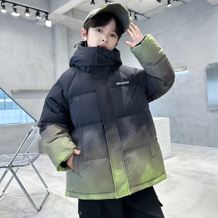 儿童装男童冬装加厚棉衣外套2025新款中大童棉袄冬季男孩保暖棉服