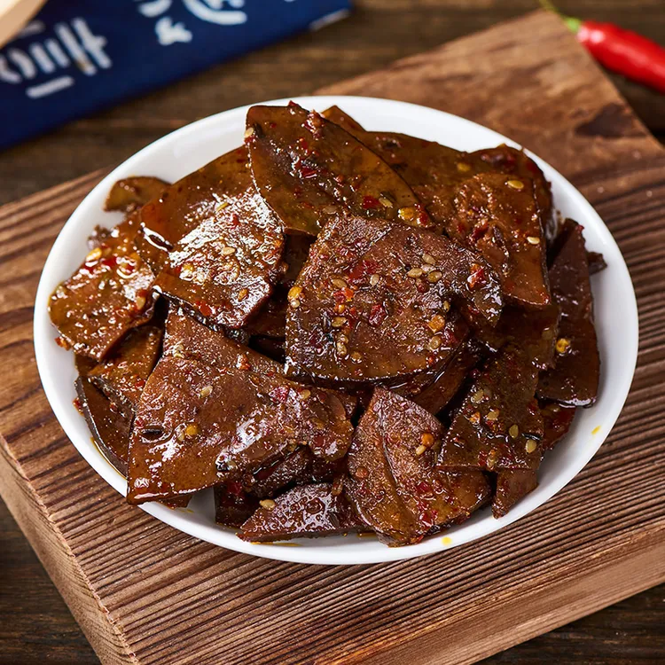 湖南特产柴火猪肝香辣味开袋即食追剧休闲解馋小零食