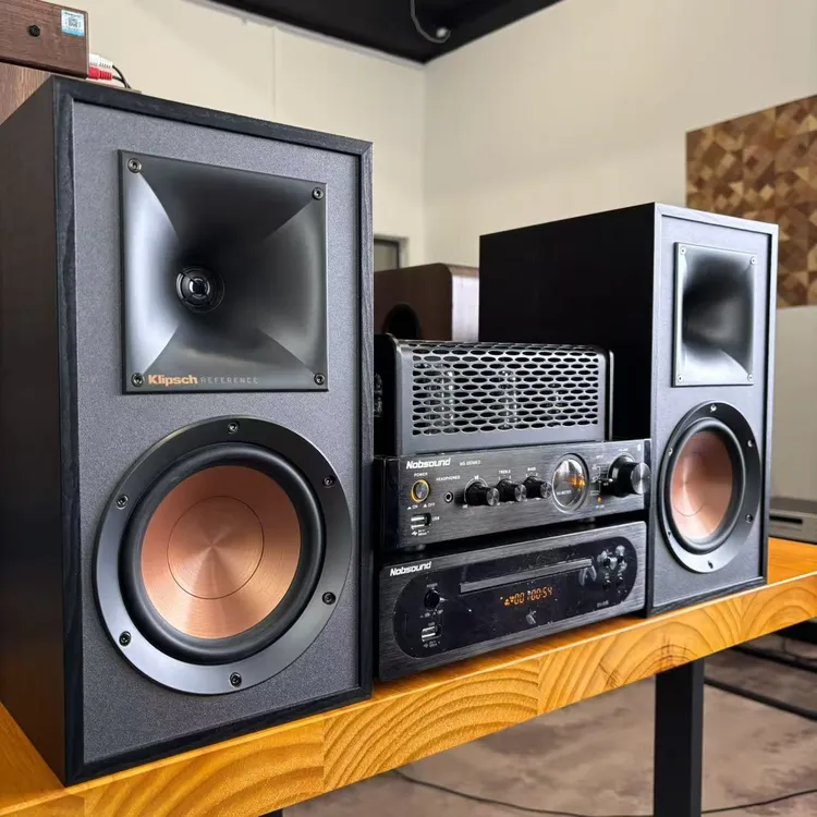 杰士 R-51M+30D胆机，发烧HIFI书架音箱无源号角音响套装 诺普声家