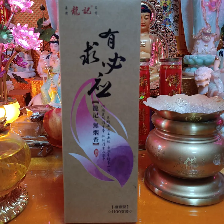 龙记天然线香檀香型家用室内外高档礼佛