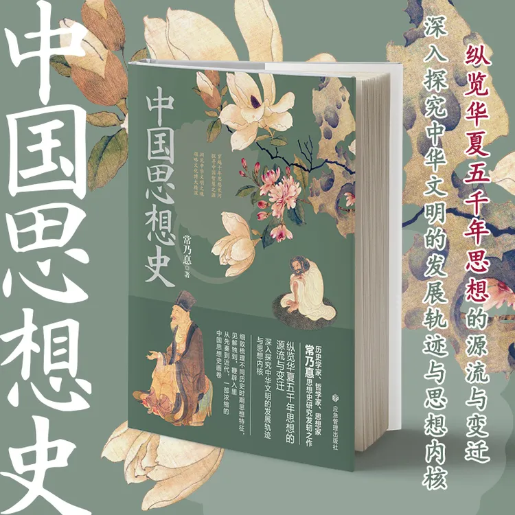 中国思想史书本手绘：纵览华夏五千年思想的源流与变迁书籍