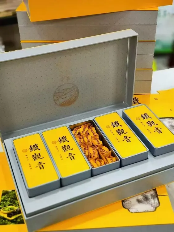 安溪秋茶正季铁观音浓香型高山乌龙茶兰花香礼盒装铁观音500克