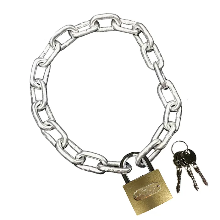 链条锁自行车锁电动车锁摩托车防盗锁铁链锁链子锁大门锁推拉门锁