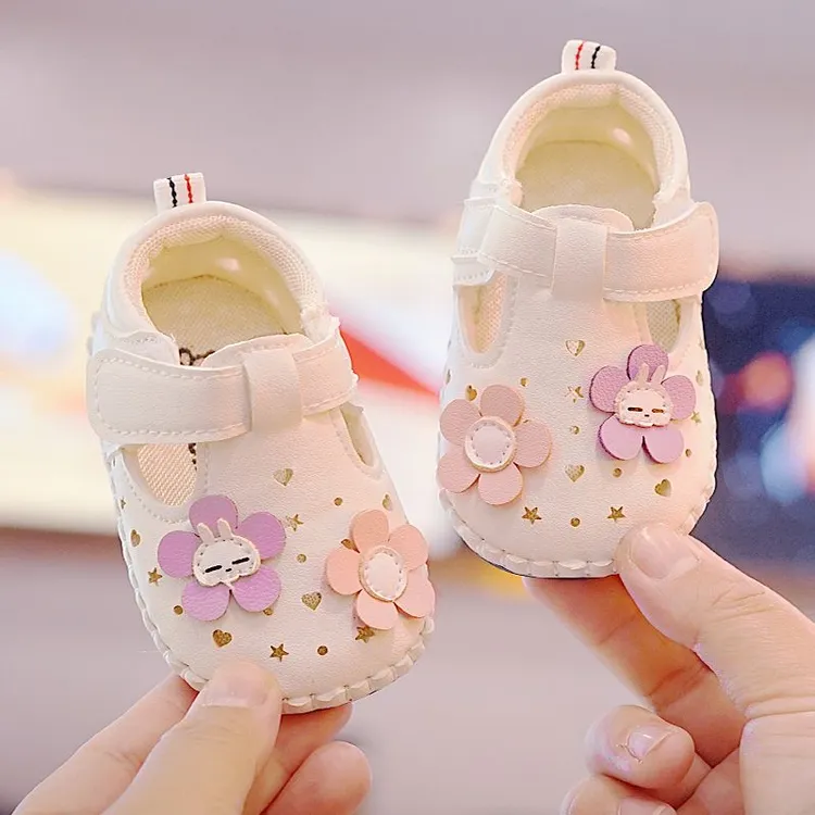 婴儿鞋子软底防滑夏季凉鞋初学者女宝宝鞋子0-1岁学步鞋小公主