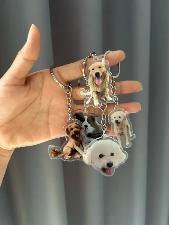 基地狗狗卡通钥匙扣