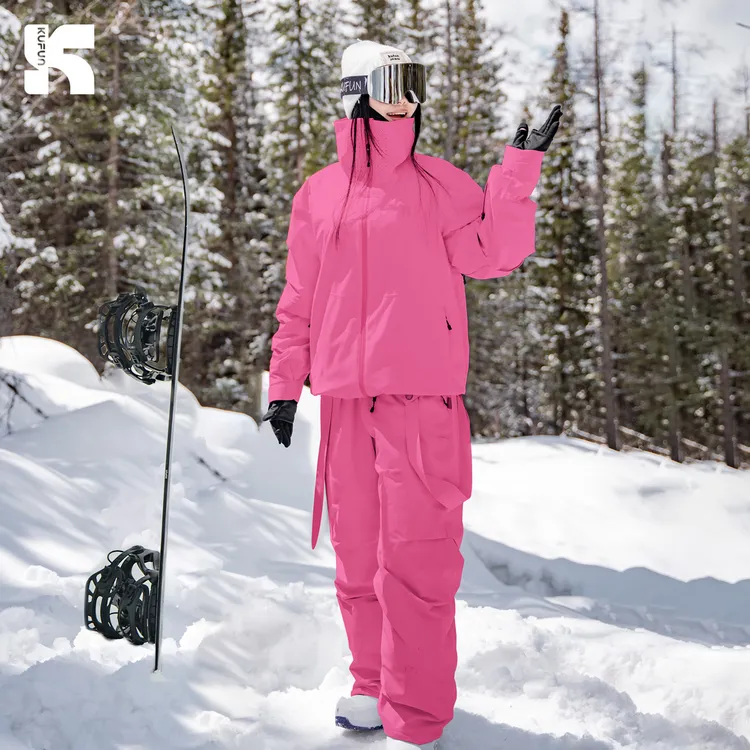 酷峰极跃滑雪服套装2025新款雪衣雪裤女男外套上衣单双板防水装备