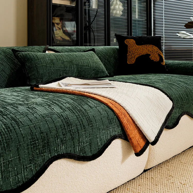 （皓月）沙发垫四季通用2025新款意式轻奢雪尼尔防滑客厅沙发坐垫子