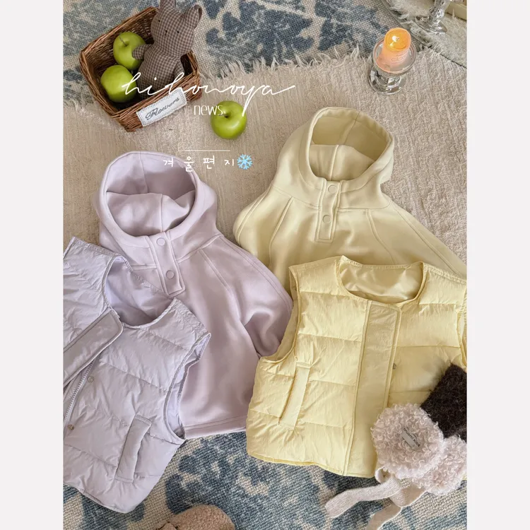 【整套入冬套装】二Hihoniya~2025秋冬亲子纯色卫衣90羽绒套装