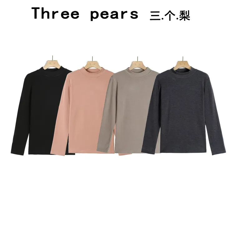 女士中领德绒打底衫CH8803