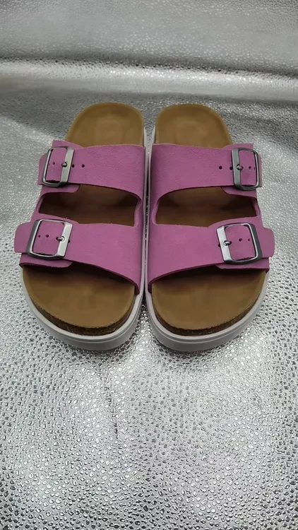 复古平底简约百搭透气凉拖鞋一字拖增高厚底防滑外穿中古夏季