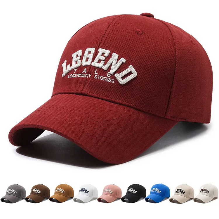 四季新款韩版字母刺绣棒球帽男休闲百搭弯檐鸭舌帽女显脸小帽子潮