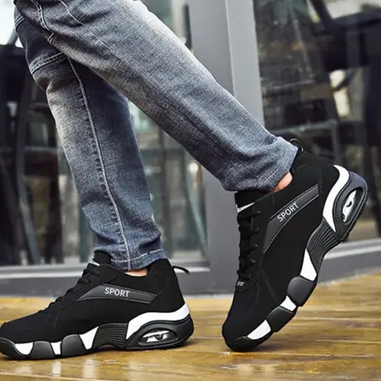 男鞋运动鞋2025秋冬新品透气百搭舒适休闲鞋防臭轻便减震软底跑鞋