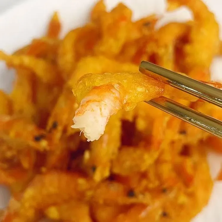 香酥炸虾裹粉油炸半成品炸大虾新鲜饭店半成品油炸香酥好吃