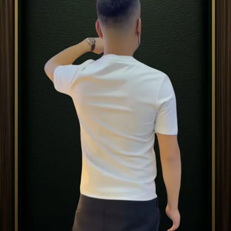 美式痞帅重磅冰感短袖T恤青年男女款夏季ins潮牌街头时尚百搭上衣