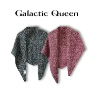 Galactic Queen高级感羊毛混纺三角巾披肩百搭保暖护颈外搭围巾