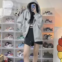 UFZ189！不加棉开衫拉链连帽卫衣