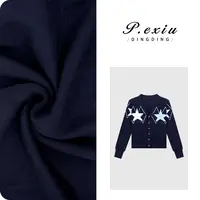 PanYiXiu/潘依绣丝光羊毛学院风排扣长袖V领针织开衫ZZ0999