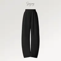 SIQIYOUNG【Maggie精选】松弛有道-加绒软糯宽松廓形弯刀香蕉裤