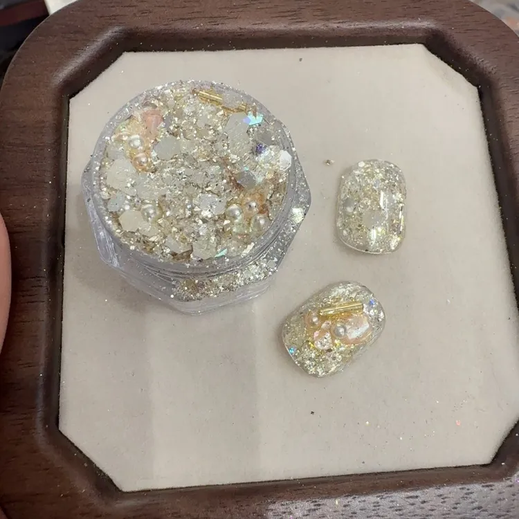 【拍四宠二?】青蓝美甲亮片爆闪亮片闪粉欧泊亮片