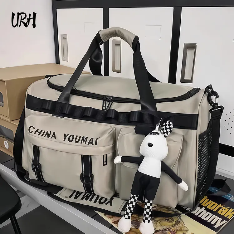 日本短途旅行包女轻便大容量手提行李包双肩包健身包男旅游行李袋