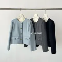 小金刚-【鎏金圆领】毛呢外套