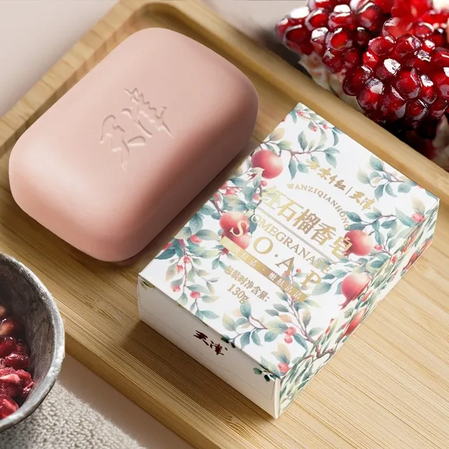 万紫千红天津红石榴香皂130g*3盒清爽舒适嫩肤清洁肥皂洗手香皂