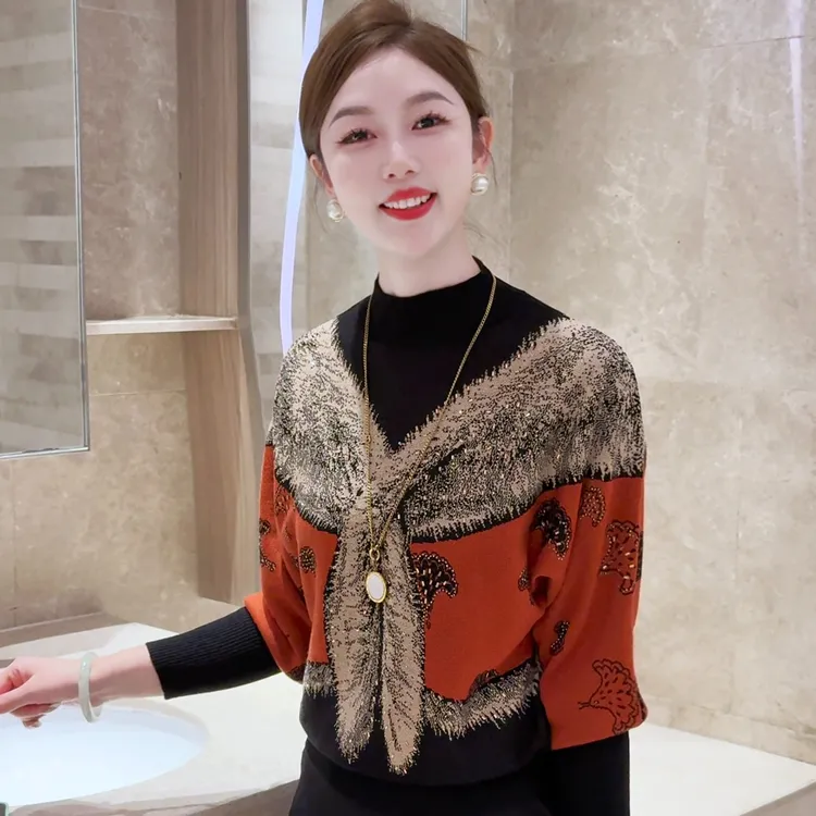 【暖秋絮语​】2025秋冬新款抗起球针织毛衣含绵羊毛保暖简约套头