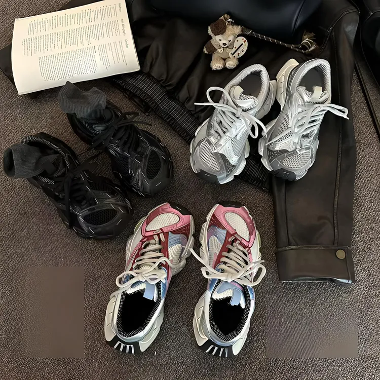 明星同款网红鞋子订书机老爹鞋新款休闲运动鞋增高爆款时尚潮鞋秋